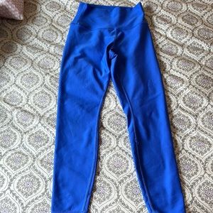 Alo yoga blue leggings size small